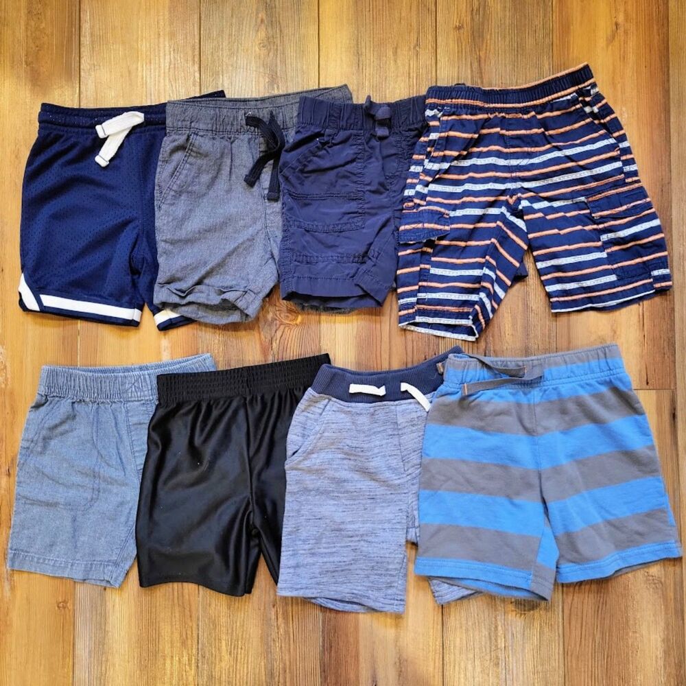 Boys 2T Shorts Lot - 8 Pairs Toddler Spring Summer Bottoms Carters Old Navy More
